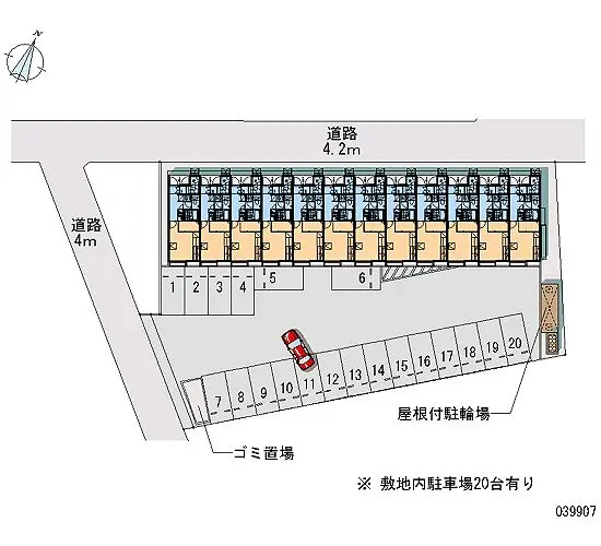 ★手数料０円★糸島市前原北２丁目　月極駐車場（LP）